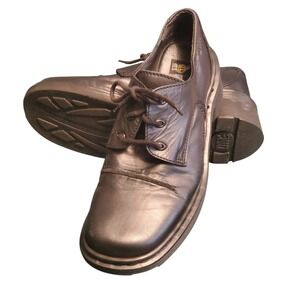 Dr. Martens 9264 Air Cushioned Sole Womens Shoes Black Leather Size 6 ENGLAND